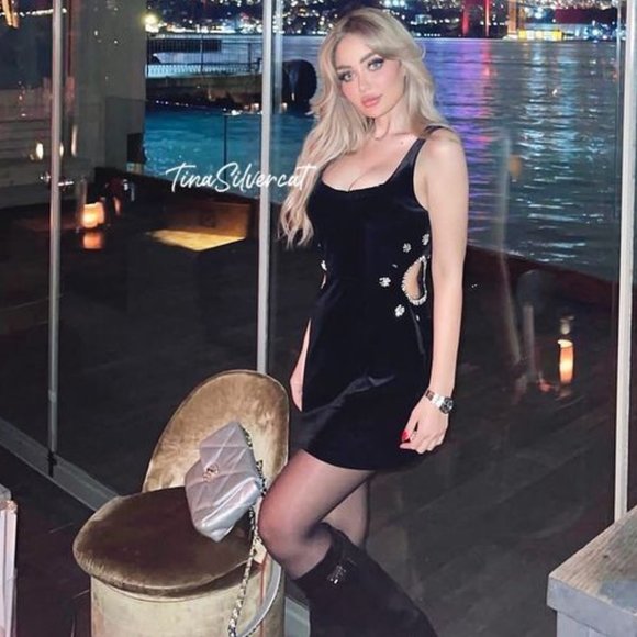 BLOGGER'S FAVE! Zara Jewel Trim Velvet Mini Dress Black NWT - Picture 12 of 17